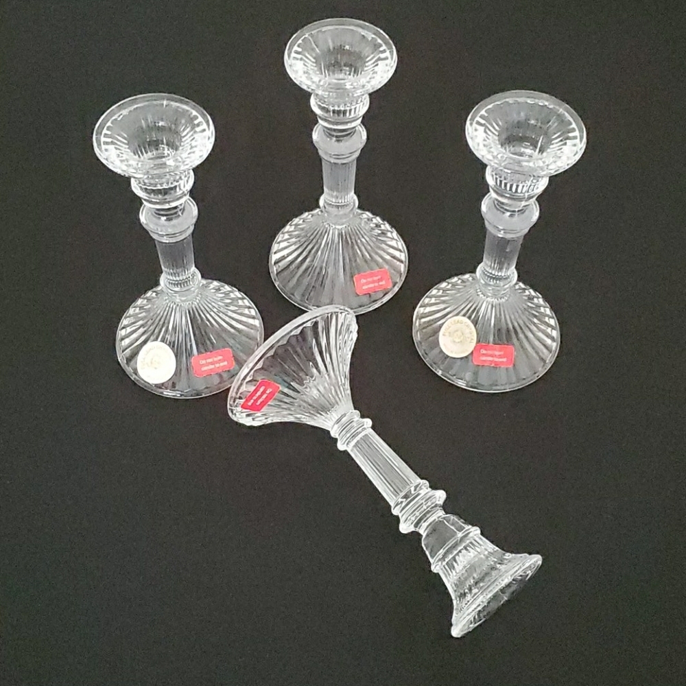 Austrian Lenox Full Lead Crystal Candle Sticks